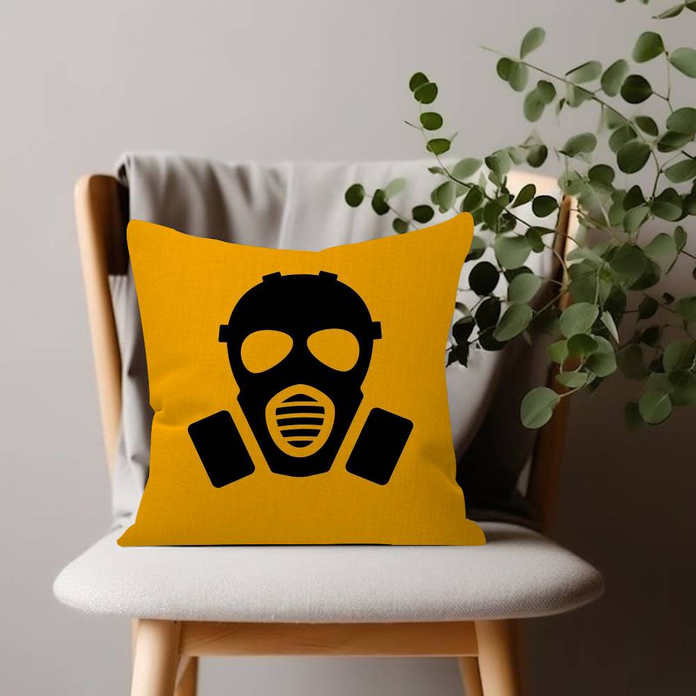 Attention Radiation Symbol Pillow Cover Soft Decor Throw Pillow Case xcm Couch Home Decor for Living Room Sofa Party Gift