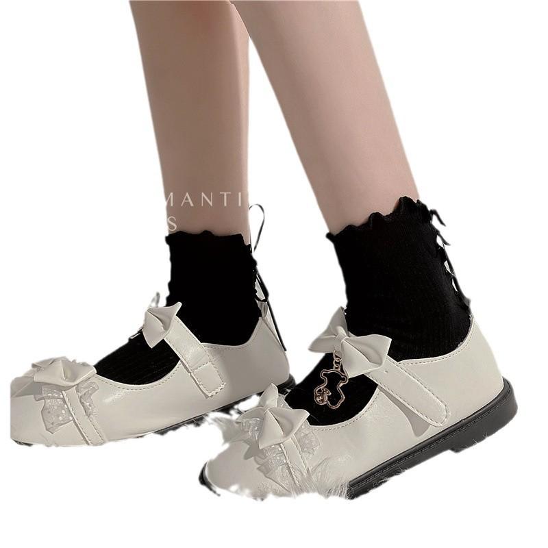 Japanese Jk Socks Women'S Fungus Lace Straps Lolita Soft Sister Socks Summer Thin Tube Socks Student Lolita