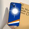 Marshall Islands Flag Case For iPhone 16 15 14 Pro Max Plus 13 Pro Max 11 12 Mini Cover Coque