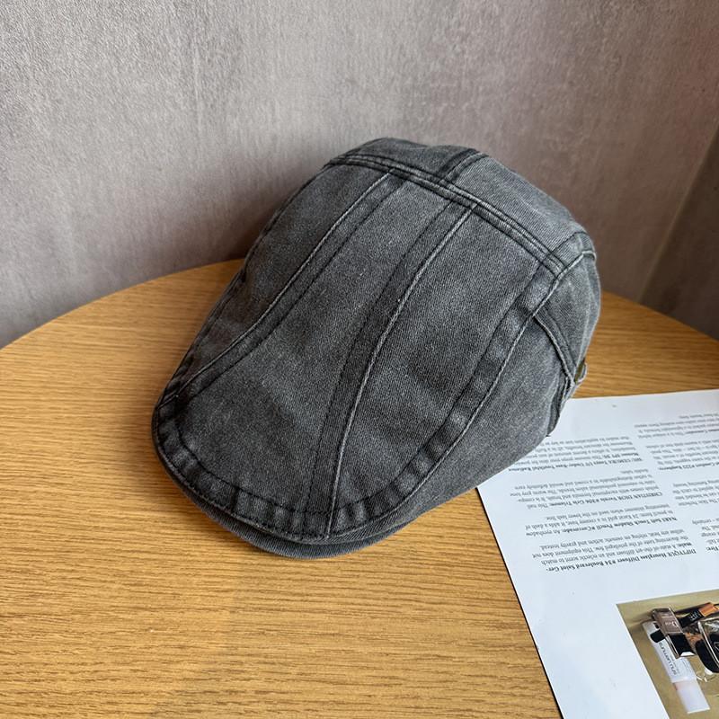 Vintage Denim Cap For Women With Sun Protection And Stylish Look For Summer And Spring