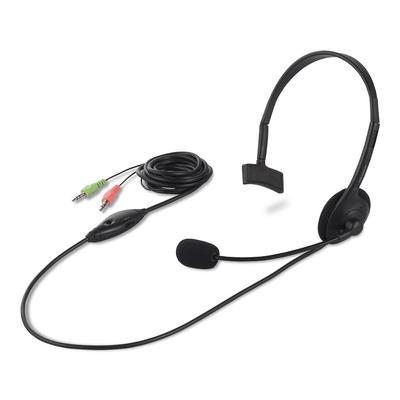 Buffalo Single Ear Headband Headset Black BSHSH05BK