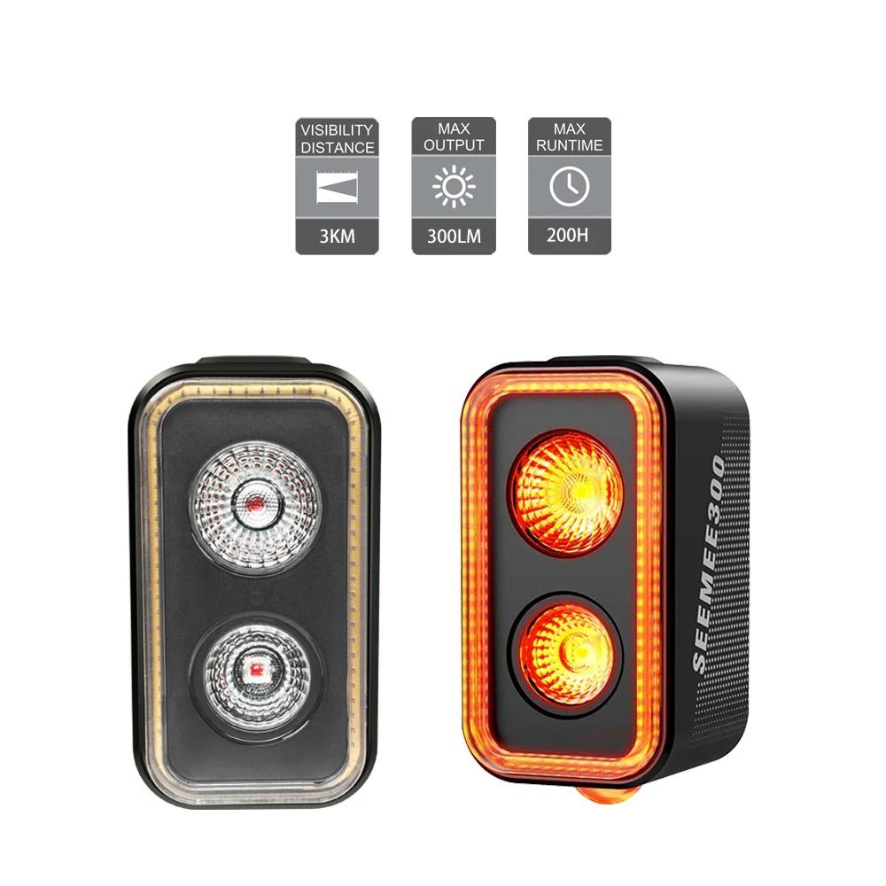 

Magicshine SEEMEE 300 Bike Taillight,300 Lumen Bike Tail Light,5 Night & Daytime Modes,Smart Brake Sensor IPX6 Waterproof light чорний