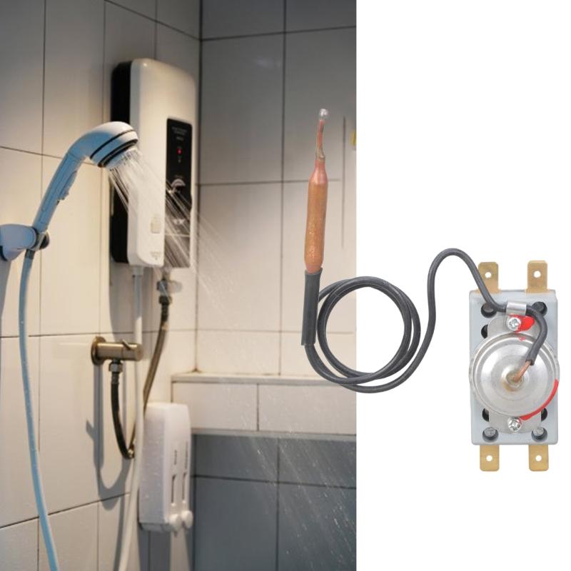 Θερμοστάτης Ακριβείας 250V 20A Διακόπτης Ελέγχου Θερμοκρασίας για Ηλεκτρικό Θερμοσίφωνα Εύκολη Εγκατάσταση Πρόληψη Υπερθέρμανσης
