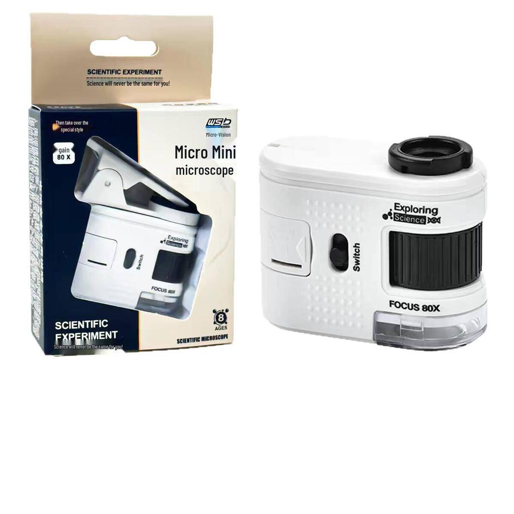 Children's Mobile Phone Microscope Set for Science Education