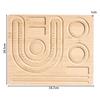 Solid Wood Necklace & Bracelet Display Tray - DIY Design, Beading, Handmade Template Holder