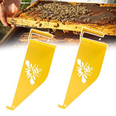 2Pcs Beehive Inspection Bee Hive Frame Bracket Beekeeping Box Stand Metal Grip for Beekeeper Honeycomb Movable-comb Hive Holder