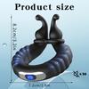 Männliches Sexspielzeug Männlicher Ring Vibrator 10 Vibrationsmodi Erwachsenenspielzeug Ringverschluss G-Punkt Klitoris Vibrator Paare Sexspielzeug