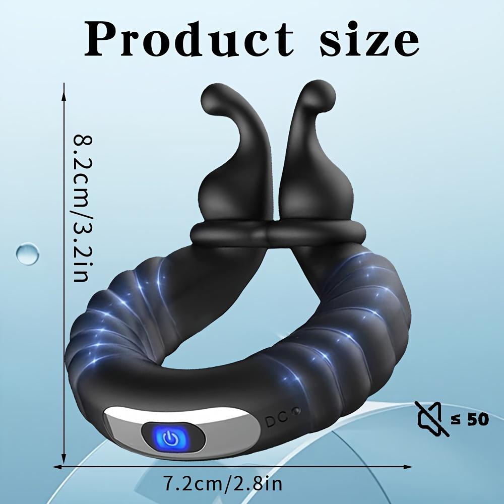 Männliches Sexspielzeug Männlicher Ring Vibrator 10 Vibrationsmodi Erwachsenenspielzeug Ringverschluss G-Punkt Klitoris Vibrator Paare Sexspielzeug