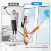 360 Electrostatic Dust Duster Telescopic Flexible Stainless Steel Household Feather Duster Cleaning Tool Microfiber Dust Brush