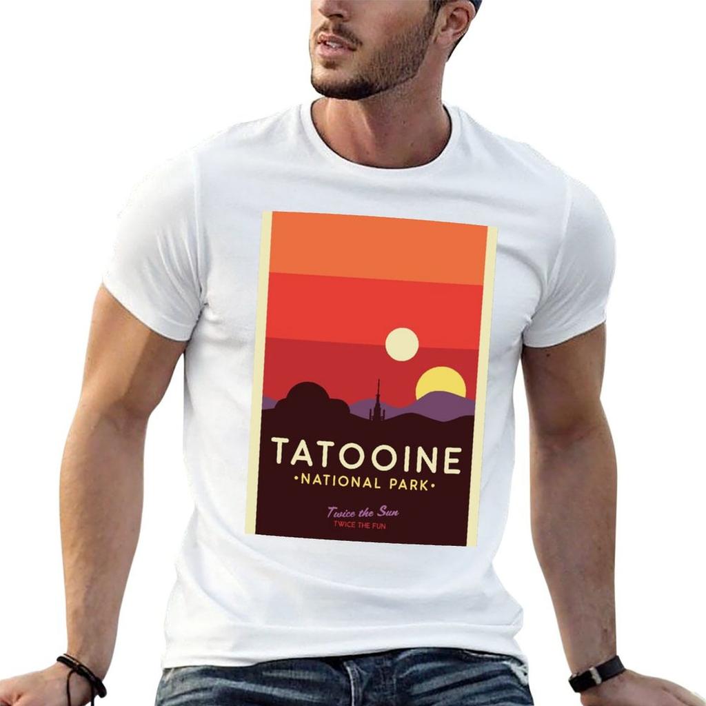 T-shirt Parc National de Tatooine T-shirt Décontracté Halloween