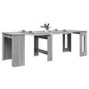Dining Table 240 x 85 x 75 cm Particleboard Sonoma Grey