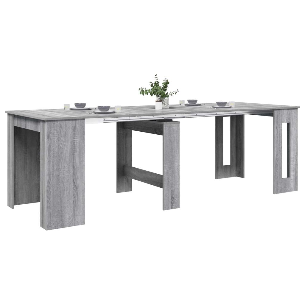Dining Table 240 x 85 x 75 cm Particleboard Sonoma Grey