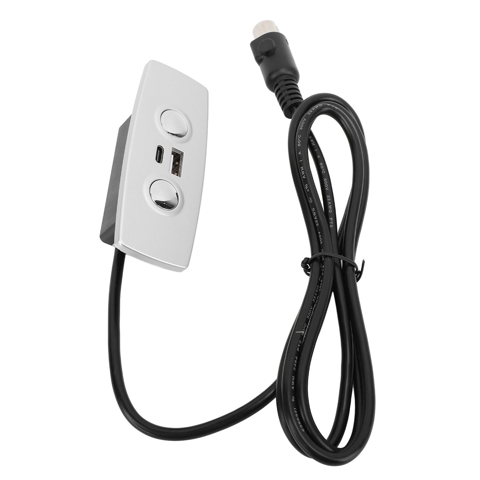 

Recliner Controller Replacement 2 Button 5 Pin USB Type C Ower Electric Lift Chair Sofa Hand Control Switch