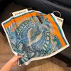 Mother's Day Silk Scarf Muse Festival Gift Simulation Silk Silk Scarf Premium Spring and Summer Square Scarf 71 Silk Decorative Small Scarf