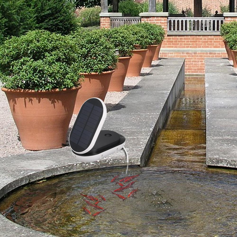 Solar Power Oxygen Pump Fish Tank Oxygenator Aquarium Oxygen Aerator Pond Aerator Air Pump Fishing