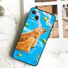 Capybara Spa Phone Case For iPhone 17 16 15 14 13 12 11 Pro Max Plus 12 13 Mini 16e 17 Air Cover Coque
