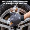 Double Sided Corals Fleece Wash Mitt Five Finger Gloves For Efficient Vehicle Washing Without Crossing Contamination