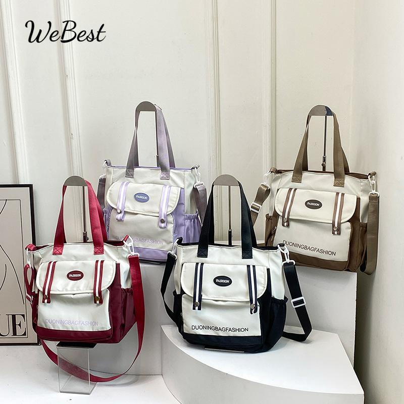 

High Appearance Level, Color-matching, Versatile, and A Fresh and Cute Instagram Style Handbag темно-коричневого кольору