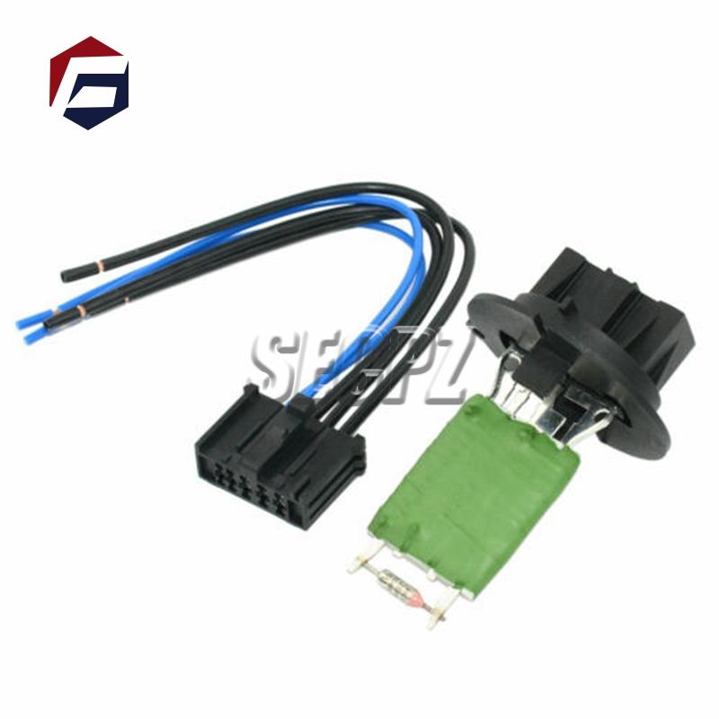 For PEUGEOT 206 307 HEATER BLOWER MOTOR RESISTOR WIRING LOOM CONNECTOR REPAIR KIT