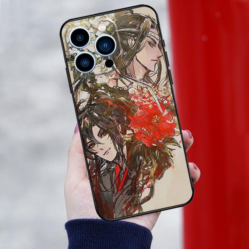 Mo Dao Zu Shi Anime Phone Case For iPhone 16 Pro 15 Pro 12 13 Mini 11 14 Pro Max XR 16 15 Plus 16e Cover Coque