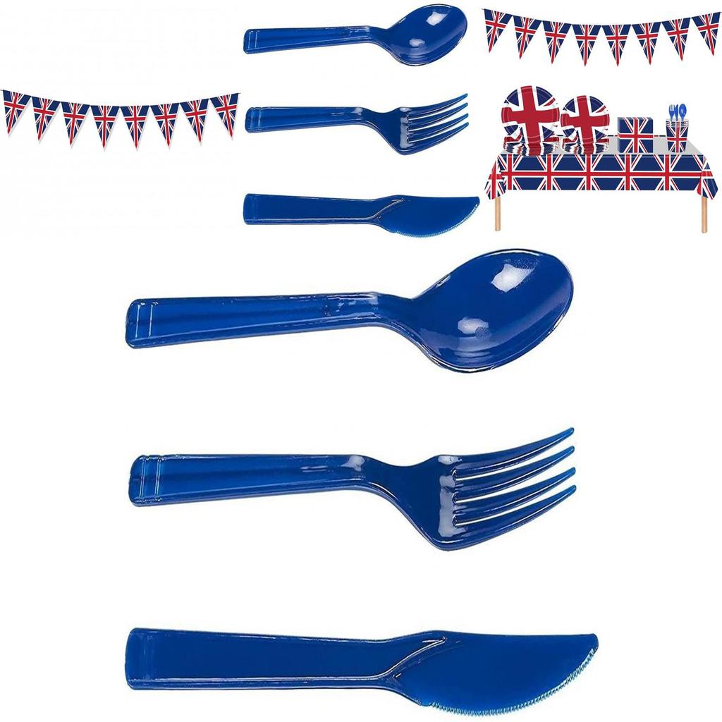British Flag Party Supplies Set Commemorate The Platinum Jubilee 2022 With This Valuable Multi-functional Kit!