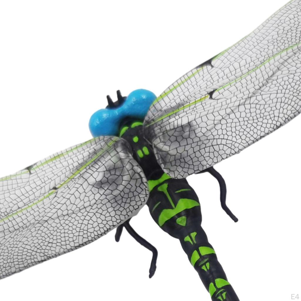 Dragonfly Model Garden Hanging Ornament Toy Collectible Crafts Sculpture Outdoor Decor for