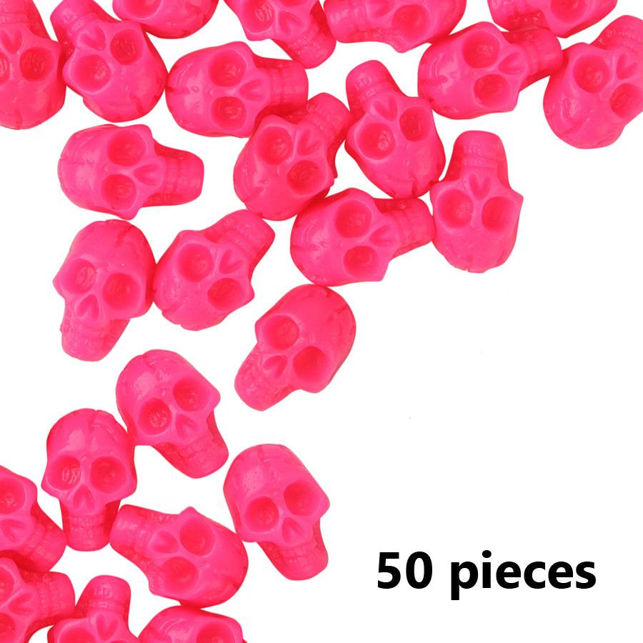 10/50Pcs Skull Nail Art Charms Flatback Beads, Punk Halloween Party Holiday Nail Art DIY Decoration
