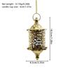 1Vintage Hollow Carved Metal Hanging Candle Holder – Moroccan-style iron art light and shadow projection design creates a cozy atmosphere –