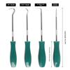 4Pcs 136.5mm Car Auto Vehicle Oil Seal Screwdrivers Set O-Ring Seal Gasket Puller Remover Pick Hooks Repair Tools for Car