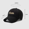 Plaid Embroidered Letter Cap Women's Outdoor Autumn Winter Warm Cap