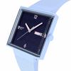 Swatch BRIGHT ANGLE SO34L701 Niebieski Zegarek na Rękę,