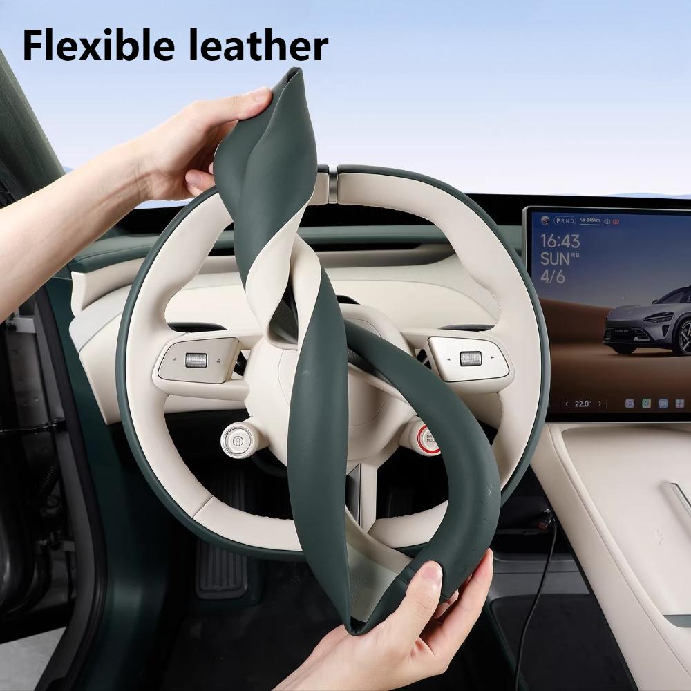 For Xiaomi YU7 Ultra Thin Steering Wheel Cover Anti Slip Anti Sweat Four Seasons Universal Interior Accessories