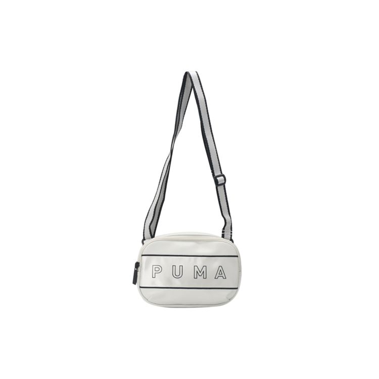 Puma Core Color Block Fabric Shoulder Bag Women bags Smoke-Gray 077391-02 Smoke Gray