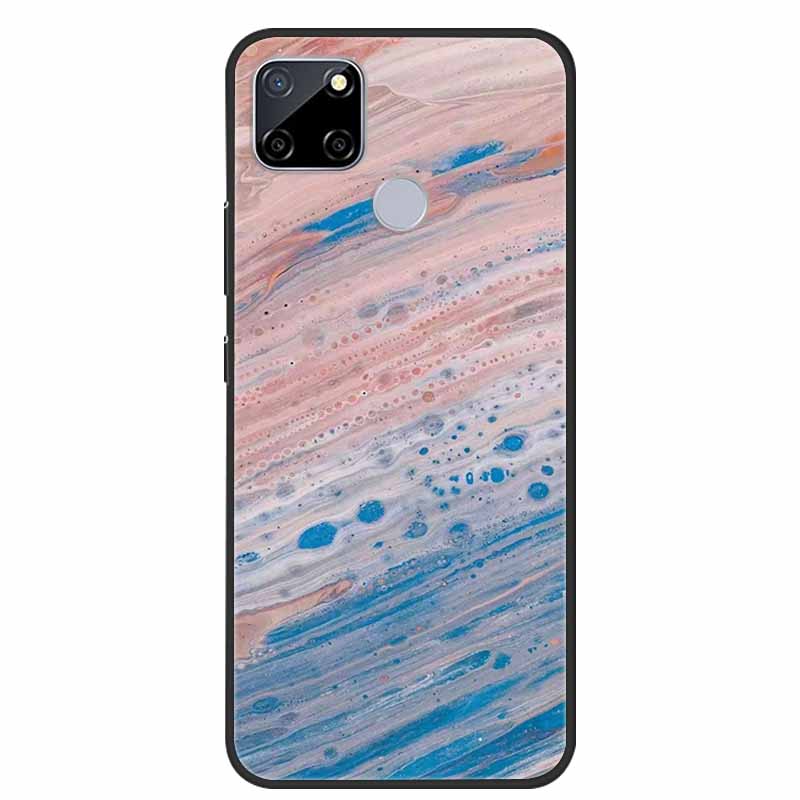 Für Realme C25 Hülle Marmor Silikon TPU Weiche Abdeckung Handyhülle Für OPPO Realme C25S C25 S Funda Stoßfest Coque RMX3191 Capa