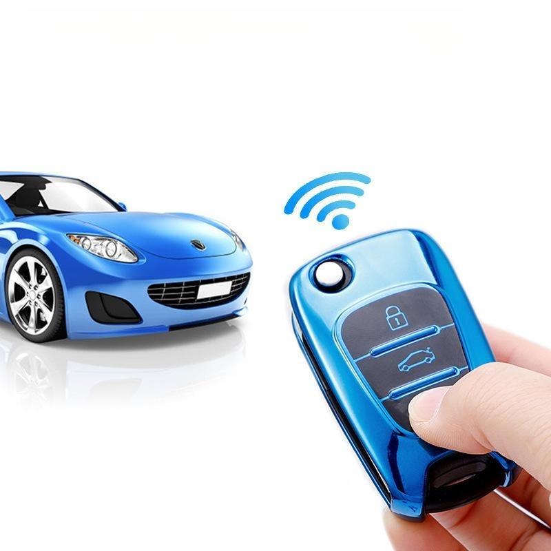 For Hyundai I20 I30 Ix20 Ix25 Ix35 Elantra Accent for KIA Sportage Rio 3 Soul Optima Ceed Pro K5 K2 Pride TPU Car Key Case Cover