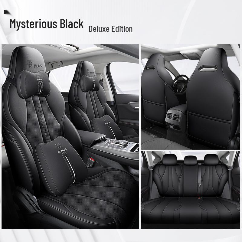 DJGY Sportovní kožený potah sedadla pro BYD Qin PLUS - Celoroční polštář