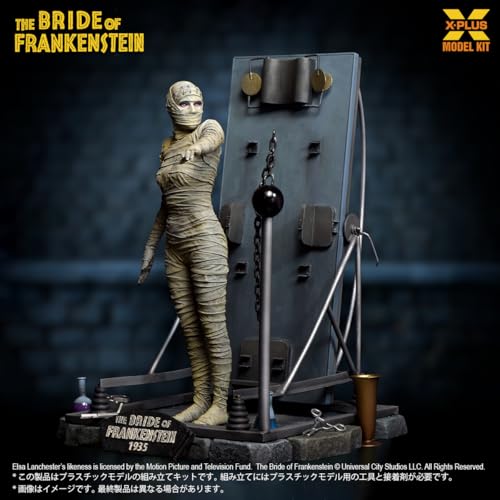 X-Plus Bride of Frankenstein 1/8 Scale Unpainted Plastic Model Kit