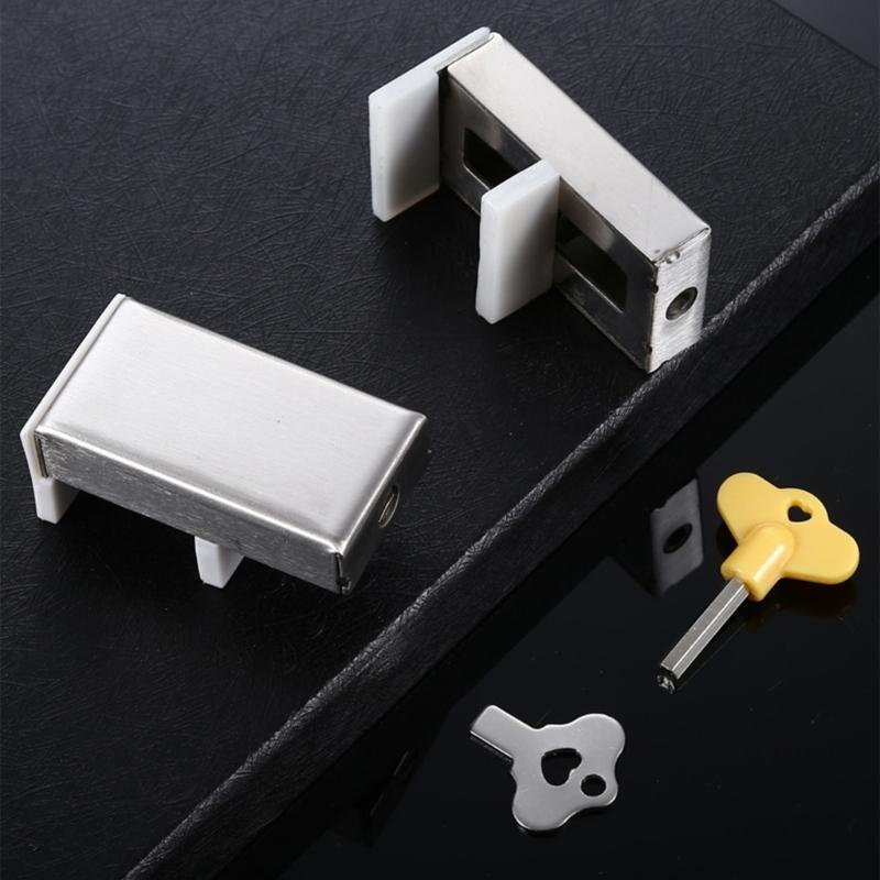 Aluminum Alloys Window Restrictor Safety Sliding Window Stopper Home Security Lock For Sliding Casement Window