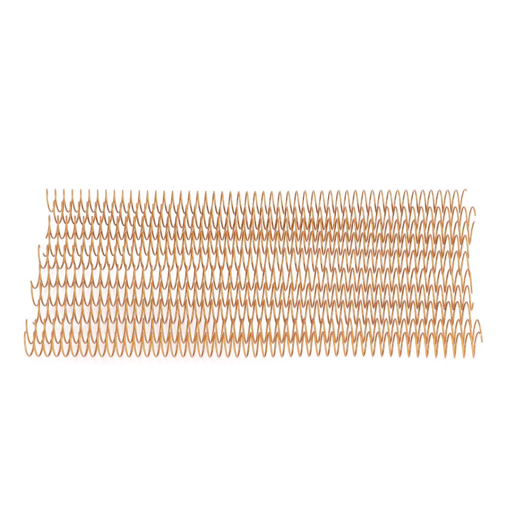 100 PCS Binding Spiral 16mm Diameter 48   4:1 Pitch 140 Sheet Capacity   Spiral Binding Coil