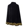 Medieval King Prince Cosplay Cloak Halloween Party Carnival Performance Festive Black Kings Cape