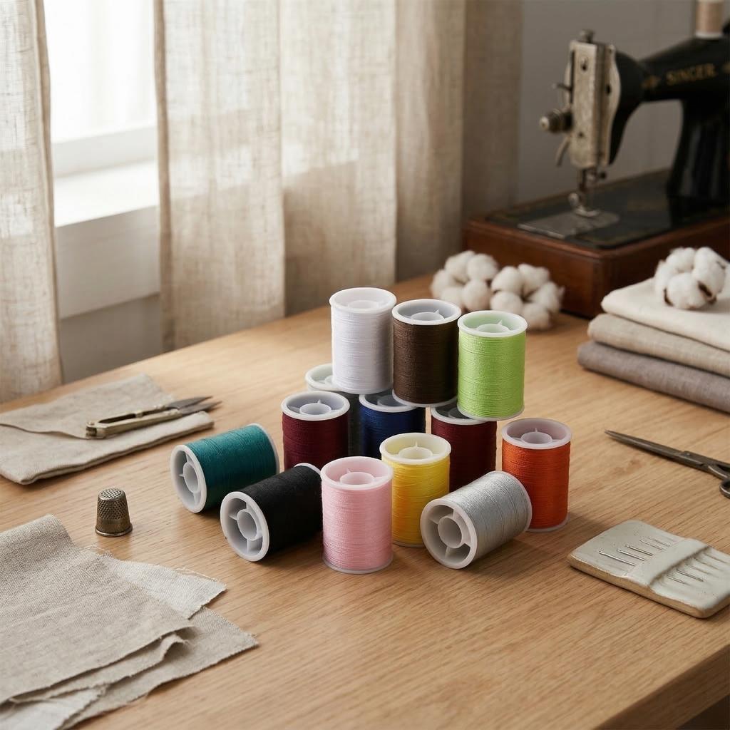 11 assortierte Farben Nähgarn Garn für Hand- und Maschinenstickerei,