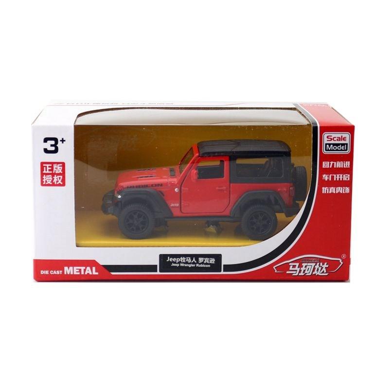 

Alloy 5inch Car Wrangler Suv Toy Model Pullback Inertia Control Window Box червоний