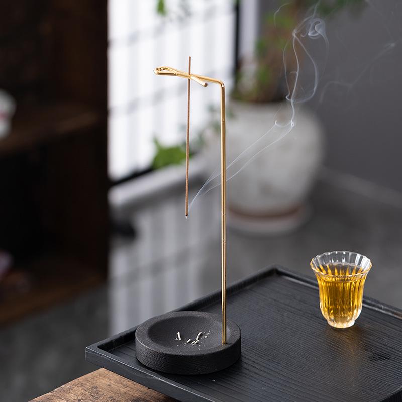 Zen-Style Inverted Incense Burner for Indoor Home Decoration