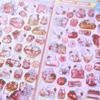 Cartoon 3D Rabbit Bonbon Drop Stickers Cute Diy Mini Kawaii Puffy Stickers Scrapbook Laptop Phone Case Crystal Stickers
