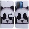 Leather Cover for Xiaomi Redmi 11A 4G/Redmi 12C 4G Phone Case Pattern Printing Anti-Scratch Wallet Shell