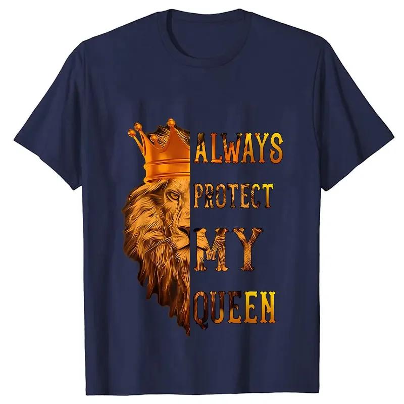 Lví král a královna párové tričko Láska Top Móda Krátký rukáv Pár Oblečení Korejské Oversized Tričko Láska Ženy Muži Top Trička