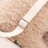 Adorable Western Highland Dog Plush Dolls West Highland White Terrier Plush Backpack Toy Diagonal Shoulder Pouch Creative Present