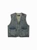Acme De La Vie Utility Dying Denim Vest (2 Color)