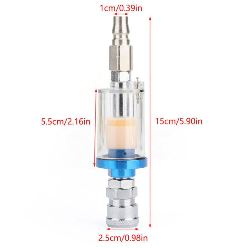Régulateur De Pression D'Air Avec Filtre à Eau Et Manomètre - Filetage 1/4" - 150mm - Pour Pistolet Peinture, Outils Pneumatiques