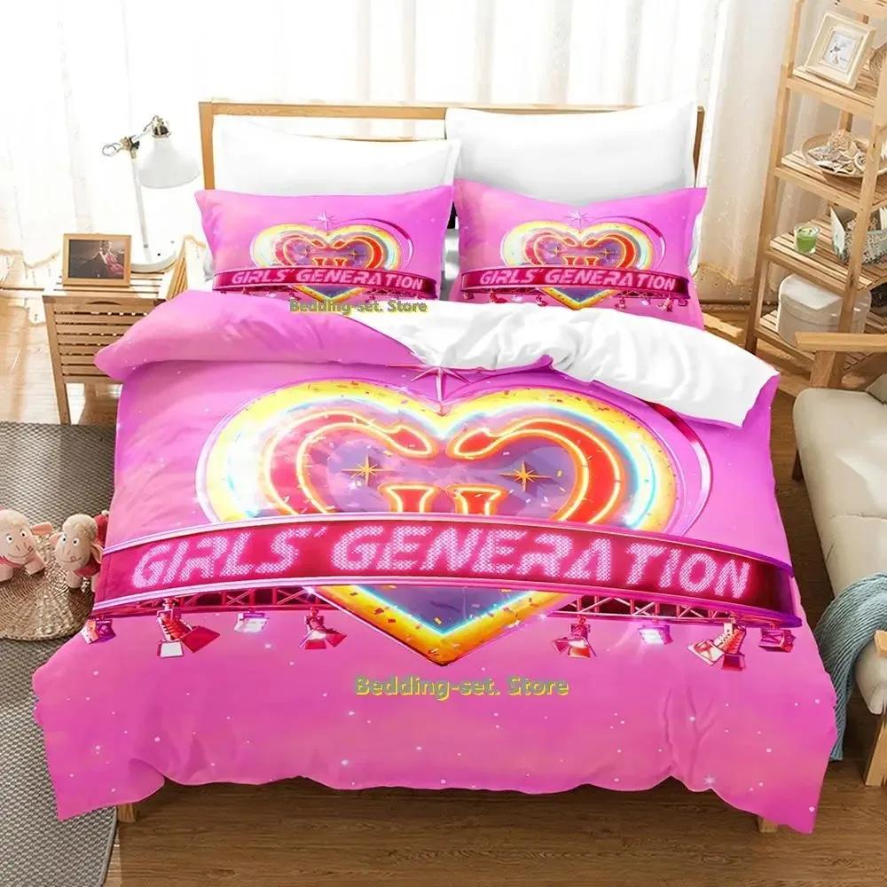 

Girls Generation Bedding Set Single Twin Full Queen King Size Bed Set Adult Kid Bedroom Duvetcover Sets Kawaii Parure De Lit Bed 70x133cm 2pcs